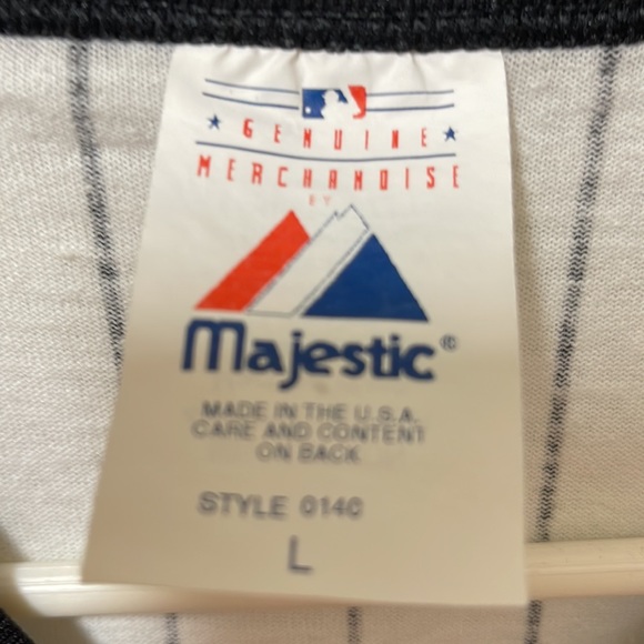 Arizona Diamondbacks baseball shirt white with black stripes size Large - Picture 3 of 6